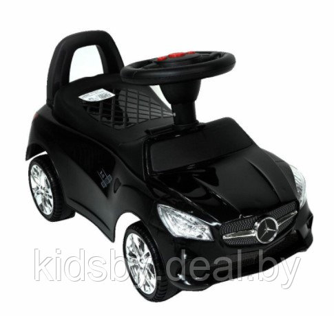 Детская машинка-каталка, толокар RiverToys Mercedes-Benz JY-Z01C (черный) - фото 1 - id-p139551630