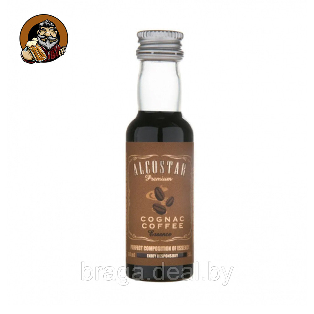 Эссенция Alcostar PREMIUM Coffee Cognac (Кофейный коньяк) - фото 1 - id-p217174499