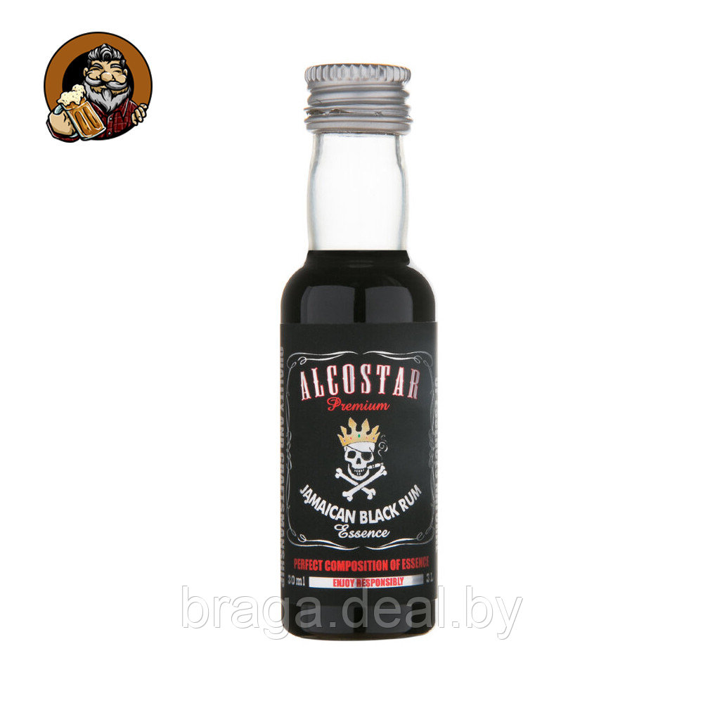 Эссенция Alcostar PREMIUM Jamaican Black Rum (Ямайский темный ром) - фото 1 - id-p217174511
