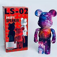 Колонка беспроводная Bluetooth Медведь, Bearbrick LS-02B, звездный путь