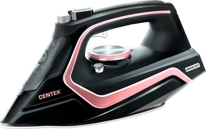 Утюг CENTEK CT-2313 (черный/розовый) - фото 1 - id-p217176690