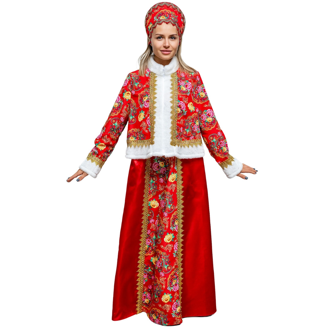 Карнавальный костюм для взрослых Масленица Пуговка - фото 1 - id-p217177368