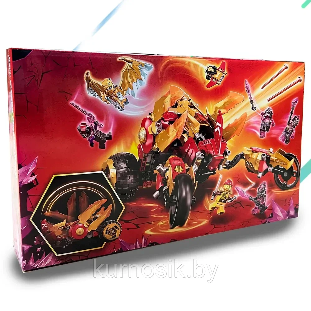 Конструктор 7013 King Ninjago Ниндзяго Багги Кая, 624 деталей - фото 6 - id-p217177369