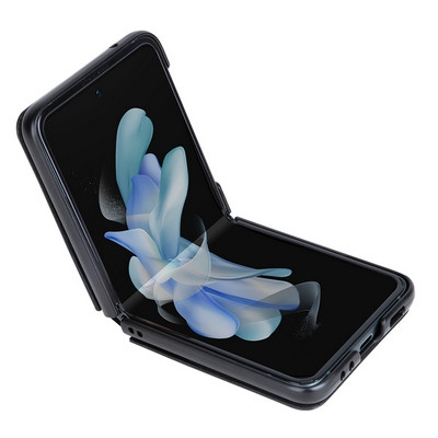 Кожаный чехол Nillkin Qin Pro Plain Leather Case Черный для Samsung Galaxy Z Flip 5 - фото 3 - id-p217177396