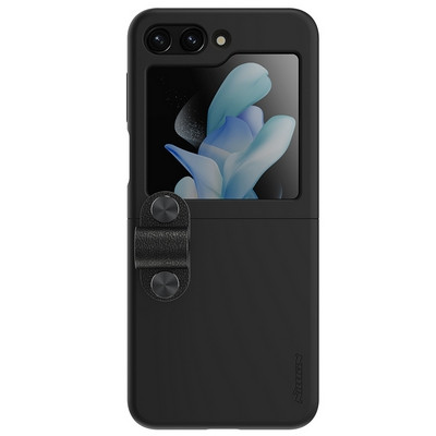 Силиконовая накладка Nillkin Flex Flip Silicone Case Черная для Samsung Galaxy Z Flip 5 - фото 1 - id-p217177401