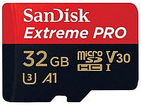 Карта памяти SanDisk Extreme PRO SDSQXCG-032G-GN6MA microSDHC 32GB (с адаптером)