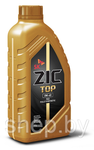 Моторное масло ZIC Top 0W40 1L - фото 1 - id-p217177875