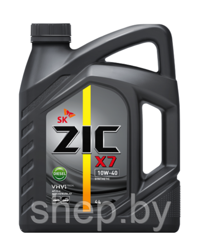 Моторное масло ZIC X7 Diesel 10W40 4L - фото 1 - id-p217178075