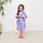 Халат махровый детский Экономь и Я, размер 28, цвет сиреневый, 100% хлопок, 320 г/м2, фото 4