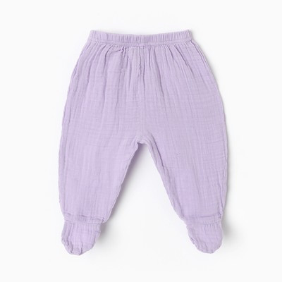 Комплект для новорождённых (распашенка, ползунки, рукавички), цвет лиловый, рост 62 см - фото 2 - id-p216664577