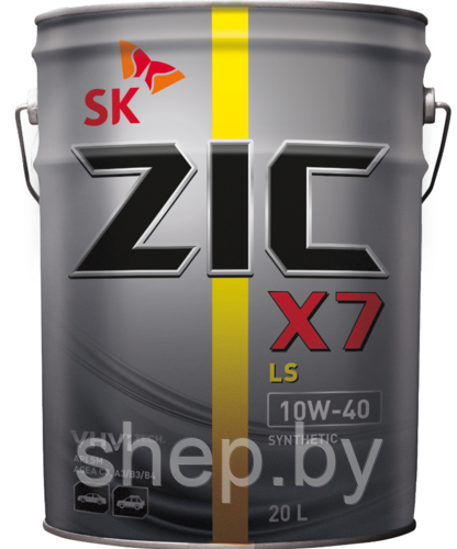 Моторное масло ZIC X7 LS 10W40 20L - фото 1 - id-p217178091