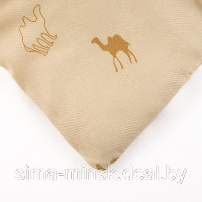 Одеяло Верблюжья шерсть 220x205 см, полиэфирное волокно 200 гр/м, пэ 100% - фото 2 - id-p199906544