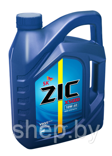 Моторное масло ZIC X5000 10W40 6L - фото 1 - id-p217178093