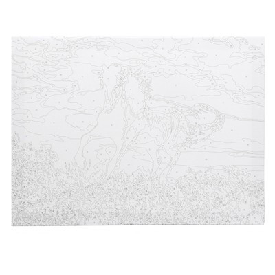 Картина по номерам на холсте «Грациозный бег коня», 40х30 см - фото 3 - id-p216686067