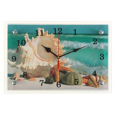 Часы-картина настенные, серия: Море, "Ракушки", 30х20 см - фото 5 - id-p215482805