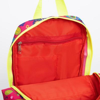 Рюкзак на молнии, цвет малиновый - фото 4 - id-p216736594
