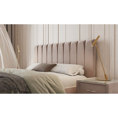 Кровать «Алькасар» без ПМ, 120×200 см, встроенное основание, велюр, цвет велутто 11 - фото 6 - id-p216739391