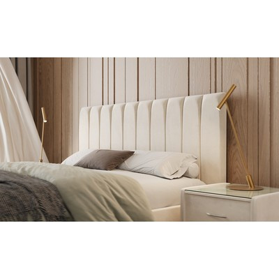 Кровать «Алькасар» без ПМ, 120×200 см, встроенное основание, велюр, цвет велутто 01 - фото 6 - id-p216739392