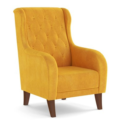 Кресло для отдыха «Амарант», велюр, цвет тенерифе куркума - фото 1 - id-p208573921
