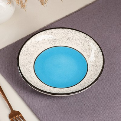 Набор посуды "Алладин", керамика, синий, 3 предмета: салатник 700 мл, тарелка 20 см, кружка 350 мл, 1 сорт, - фото 4 - id-p216713415