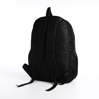Рюкзак- набор, 27*14*45, 2 отд на молниях, 4 н/кармана, с USB, сумка, пенал, черный - фото 3 - id-p216737608