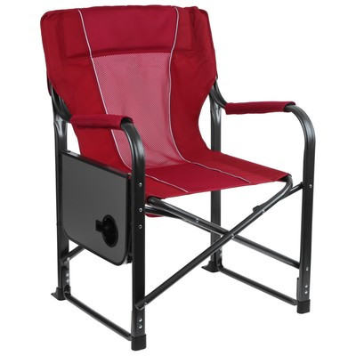 Кресло туристическое, стол с подстаканником, р. 63 х 47 х 94 см, цвет красный - фото 5 - id-p207463063