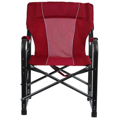 Кресло туристическое, стол с подстаканником, р. 63 х 47 х 94 см, цвет красный - фото 6 - id-p207463063