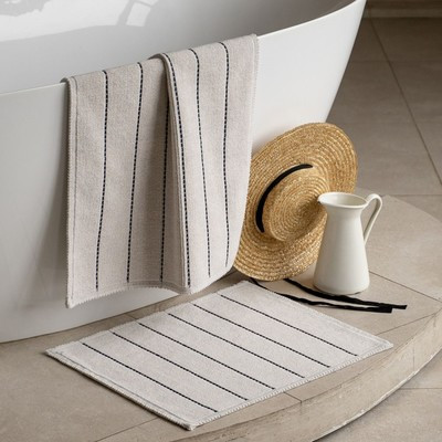 Комплект ковриков для ванны «Агра», размер 50x60 cм, 60x100 см, цвет бежевый - фото 1 - id-p215483177