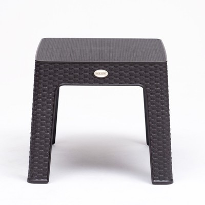 Кофейный столик "Ротанг" 44 х 44 х 41 см, темно-коричневый - фото 2 - id-p207463160