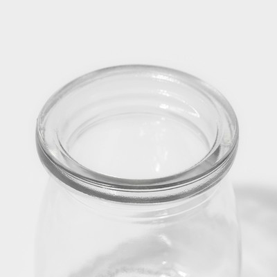 Набор стеклянных баночек для сыпучих продуктов с пробковой крышкой Доляна «Парфе», 100 мл, 5,7×7 см, 12 шт - фото 5 - id-p216707740