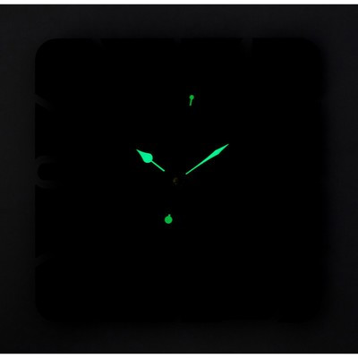 Часы настенные из металла "Минимализм", плавный ход, 37 х 37 см, светящиеся - фото 2 - id-p216679012