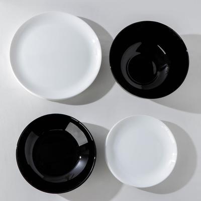 Сервиз столовый Diwali, 19 предметов, цвет белый, чёрный - фото 2 - id-p216707918
