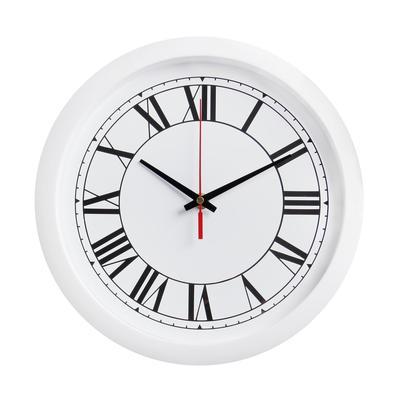 Часы настенные "Классика", римские цифры, белый обод, 28х28 см - фото 4 - id-p216679304