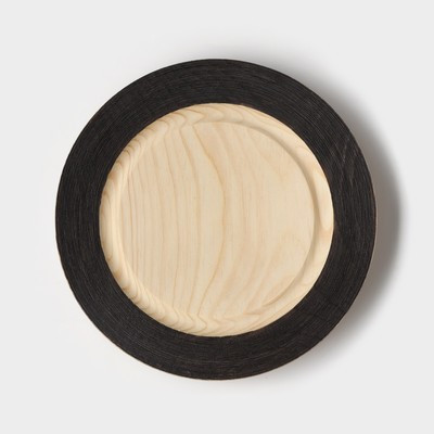 Тарелка деревянная Mаgistrо, 21 см, из цельного массива кедра - фото 3 - id-p216706697