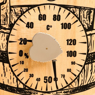 Термометр+гигрометр для бани и сауны Шайка, - фото 3 - id-p216679810
