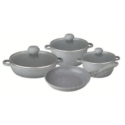 Набор посуды Bekker Silver Marble, 7 предметов - фото 1 - id-p216686715