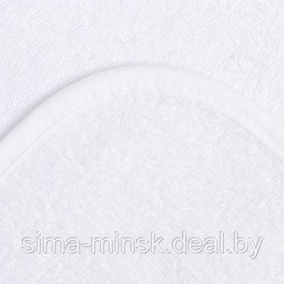 Набор Крошка Я (полотенце-уголок, рукавица, нагрудник), белый, 100% хл, 360 гр/м2 - фото 4 - id-p212129060