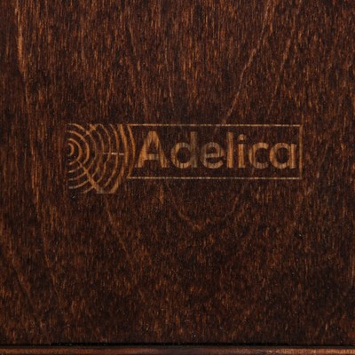 Ящик для вина Adelica «Лацио», 34×10,5×10,2 см, цвет тёмный шоколад - фото 4 - id-p216713765