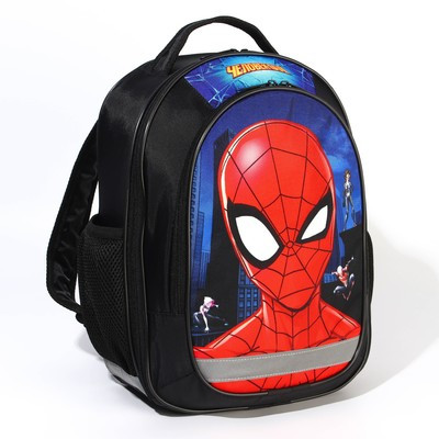 Рюкзак школьный с эргономической спинкой, 37х26х15 см, Человек-паук - фото 2 - id-p207456771