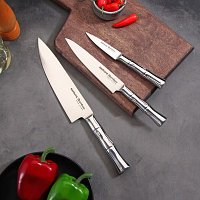 Набор ножей Samura BAMBOO, 3 шт, стальная рукоять
