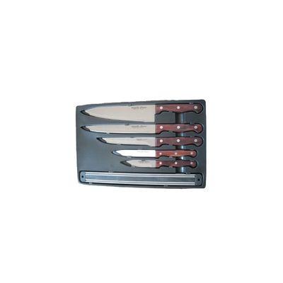 Набор ножей Atlantis «Калипсо», цвет коричневый, 6 предметов - фото 1 - id-p216712826