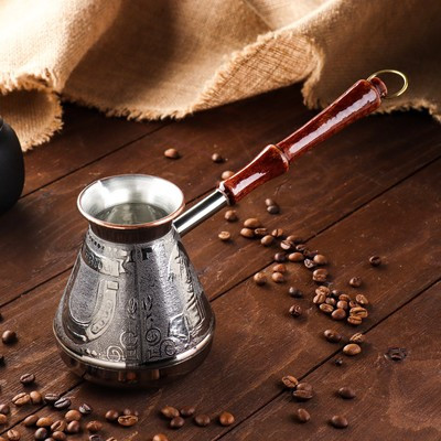 Турка для кофе медная «Левша», 0,5 л - фото 1 - id-p216687221