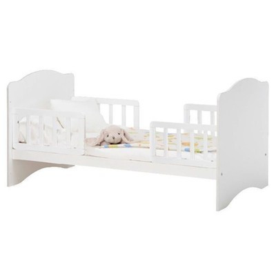 Кровать детская Классика, спальное место 1400х700, цвет белый - фото 1 - id-p207458409