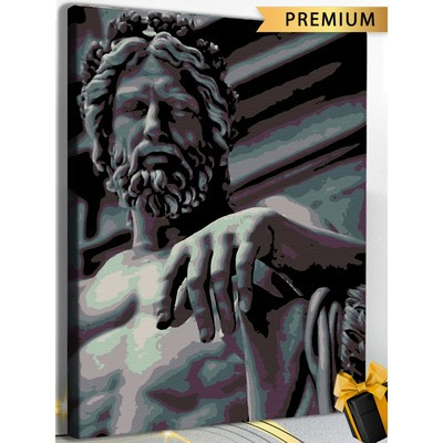 Картина по номерам «Статуя зевса» холст на подрамнике, 40 × 50 см - фото 1 - id-p216710510
