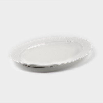 Блюдо фарфоровое овальное «Юлия Высоцкая», 36×25,5 см, цвет белый - фото 2 - id-p216707125