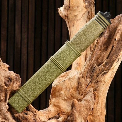 Нож тактический "Альфа", Мастер К клинок 9,5см, со стеклобоем, зеленый - фото 3 - id-p216709466