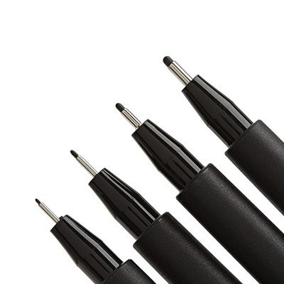 Набор ручек капиллярных 4 штуки (линеры M, F, S, XS), Faber-Castell PITT® Artist Pen, цвет чёрный - фото 5 - id-p216711810