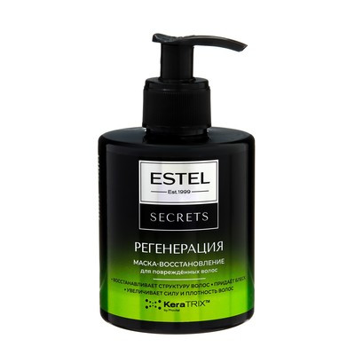 Маска-восстановление ESTEL SECRETS для поврежденных волос, 275 мл - фото 1 - id-p216685833