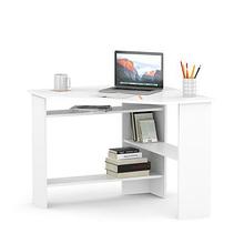 Компьютерный стол «КСТ-02», 900 × 900 × 740 мм, цвет белый