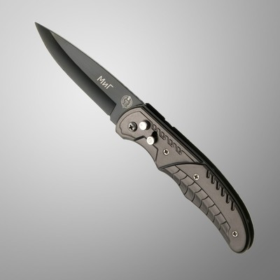 Нож складной, автоматический "Миг" сталь - 420, рукоять - алюминий, 20 см - фото 1 - id-p216709558